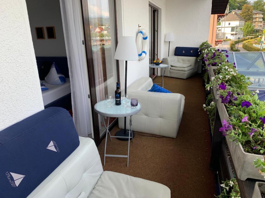 Hotel-Restaurant "Veldener Traumschiff" Direkt Am See In 2Min Im Zentrum Velden am Wörthersee Eksteriør billede